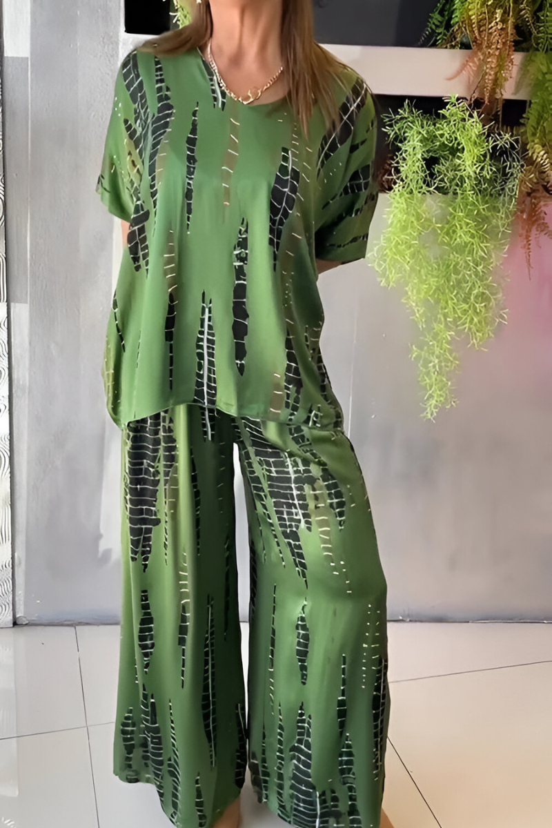 Elena™ - Conjunto Casual de Dos Piezas