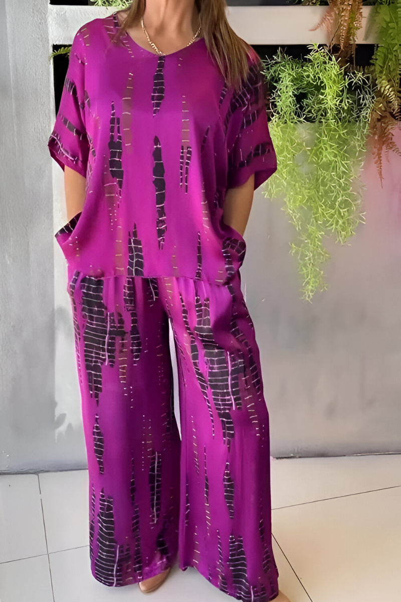 Elena™ - Conjunto Casual de Dos Piezas